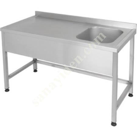 KITCHEN DEVICES MANUFACTURING WITH SINK BENCH WITH BASE SHELF, Industrial Kitchen