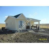 SINGLE STOREY STEEL VILLA HOUSING, Building Construction