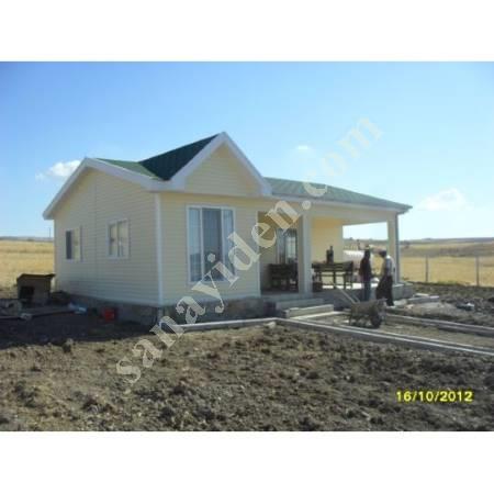 SINGLE STOREY STEEL VILLA HOUSING, Building Construction