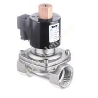 PASLANMAZ SOLENOİD VALF(DÜŞÜK BASINÇ) (ÇAP:3/8''-BAR:0-10A, Vanalar / Valfler