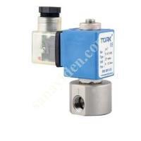 PASLANMAZ SOLENOİD VALF(2/2 YOLLU) (ÇAP:1/4''-BAR:0-12, Vanalar / Valfler