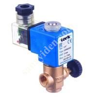 STEAM SOLENOID VALVE (WITH FLOW CONTROL) (DIA: 1/8''-BAR:0-, Valves