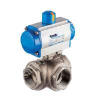 TORK PAV 904.20 SR TEK ETKİLİ PNÖMATİK AKTÜATÖRLÜ KÜRESEL VANA (ÇAP:3/4''), Aktüatörlü Vanalar