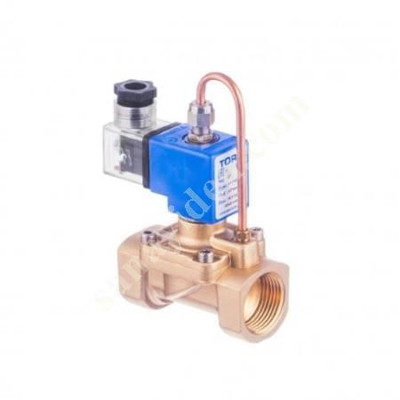 BUHAR SOLENOİD VALFİ (BORULU) (ÇAP:3/4''-BAR:0.5-5), Vanalar / Valfler