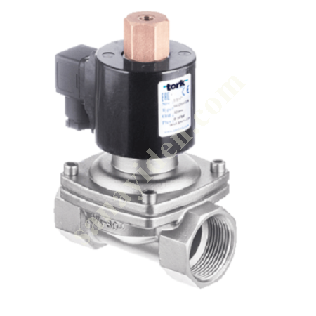 PASLANMAZ SOLENOİD VALF(DÜŞÜK BASINÇ) (ÇAP:1/2''-BAR:0-10A, Vanalar / Valfler