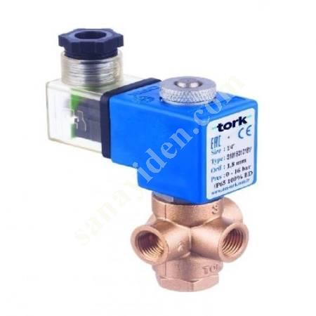 KOMPRESÖR SOLENOİD VALF (ÇAP:1/4''-BAR:0-16), Vanalar / Valfler