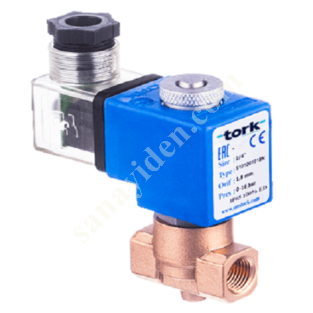 BUHAR SOLENOİD VALFİ (DİREK ÇEKMELİ) (ÇAP:1/8''-BAR:0-5, Vanalar / Valfler