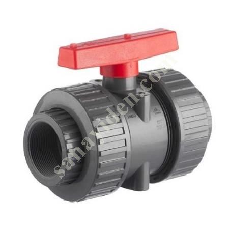 THREADED CONNECTION PVC BODY BALL VALVE (DIA: 1'), Valves