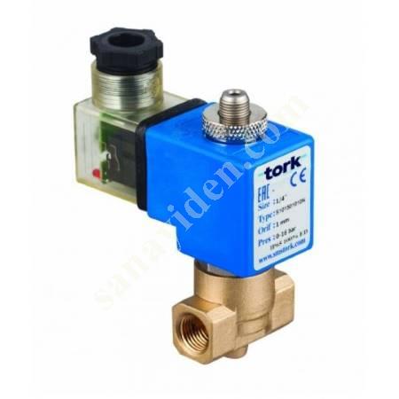 KOMPRESÖR SOLENOİD VALF (3/2 YOLLU) (ÇAP:1/8''-BAR:0-10, Vanalar / Valfler