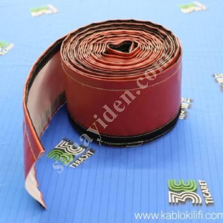 GLASS FIBER SILICONE VELVET/ZIPED CABLE COVER,