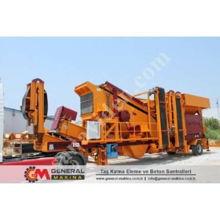 GENERAL MACHINE MOBILE WASHING AND SCREENING PLANT, 80-200 T/H, Mining Machinery