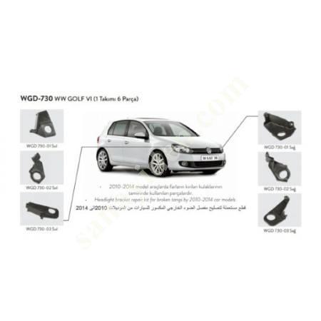 VOLKSWAGEN GOLF FAR TAMİR TAKIMI, Far Tamir Kitleri