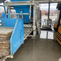 İKİNCİ EL KİLİT TAŞ MAKİNESİ TAKIM HALİNDE, Briket Presi