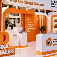 STRAFOR POP UP ETKİNLİK STANDI DEKOR TASARIMI,