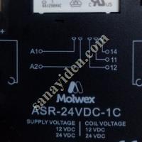 SATILIK SLİM PLC RÖLE VE SOKETİ RAY TİPİ MOLWEX MARKA, Elektrik & Enerji