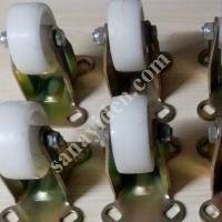 SATILIK MAŞALI 55 LİK SABİT YÖN POLYEMİD YER ARABASI TEKERLEĞİ, Metal