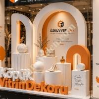 KÖPÜK VİTRİN DEKORU ÖZEL TASARIM DEKOR ÜRETİM,