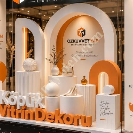 KÖPÜK VİTRİN DEKORU ÖZEL TASARIM DEKOR ÜRETİM, Yapı İnşaat