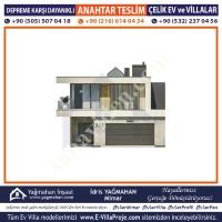 SERVİLLA ÇELİK EV VİLLA - 120 AY TAKSİTLE ANAHTAR TESLİM VİLLA, Yapı İnşaat