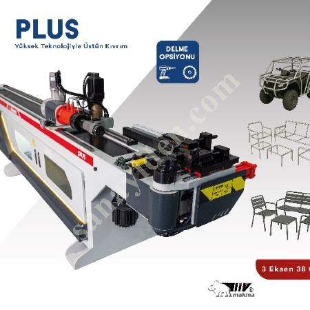 3 EKSEN 38 CNC MALAFALI BORU BÜKME MAKİNASI PLUS, Makina