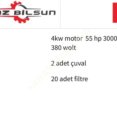 HMZ BILSUN 5000M3 TOZ EMME MAKINASI, Machine