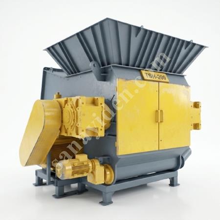MT MAKİNA CROTAX-200 TEK ŞAFTLI SHREDDER - 2 METRE SÜPER DEV KIRICI, Geri Dönüşüm Makineleri