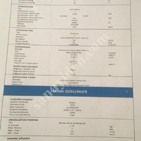 MEFA MARKA HAVA SOĞUTMALI CIHILLER 2019 MODEL, Makina