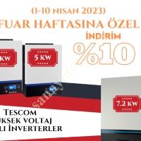 STOKTAN | TESCOM MARKA 3-5-7.2KW AKILLI İNVERTER, Elektrik & Enerji