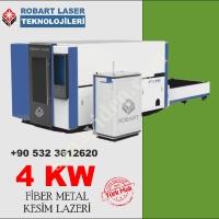 4 KW YERLİ ÜRETİM ROBART FİBER LAZER, Lazer Kesim Makinası