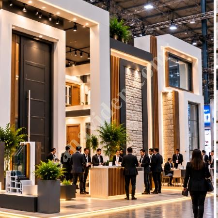 TÜYAP PENCERE KAPI VE CEPHE SİSTEMLERİ FUAR STANDI, Yapı İnşaat