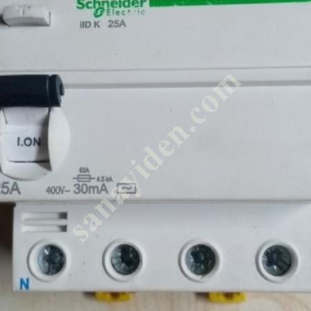 SATILIK KAÇAK AKIM KORUMA RÖLESİ SCHNEİDER MARKA 25 AMPER, Elektrik & Enerji