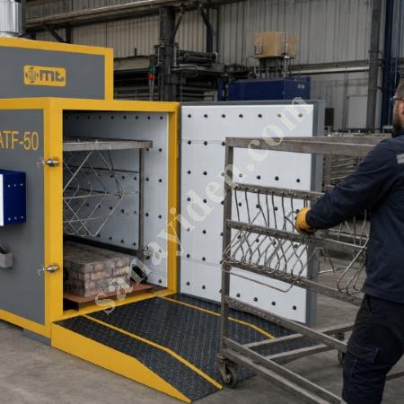 MT MAKİNA ATF-50 ASKI TEMİZLEME FIRINI (BOYA SÖKME FIRINI), Geri Dönüşüm Makineleri