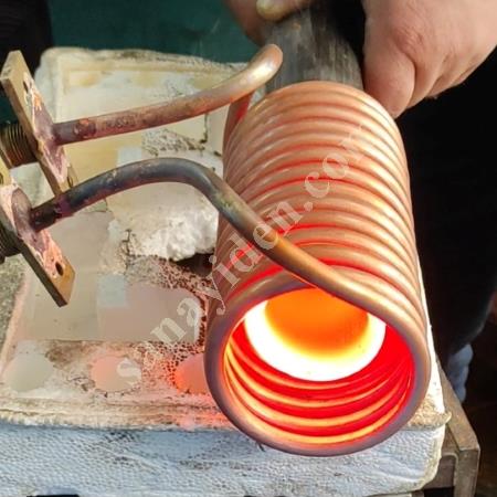 SATILIK 35 KW YÜKSEK FREKANS BORU UCU TAV MAKİNASI İNDİKSİYON ISITMA, Makina