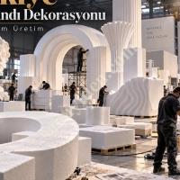 TRADE FAIR STAND DECORATION AND BESPOKE 3D PRODUCTION IN TURKEY, Yapı İnşaat