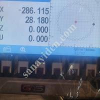 UNİVERSAL BORWERG 80 LİK 1980 MODEL 1450X1000X 770 MM BARA 1400X1200  TABLA, Makina