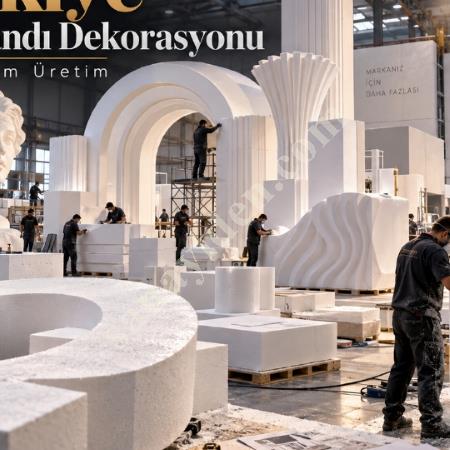 TRADE FAIR STAND DECORATION AND BESPOKE 3D PRODUCTION IN TURKEY, Yapı İnşaat