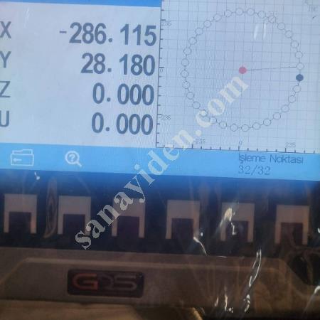 UNİVERSAL BORWERG 80 LİK 1980 MODEL 1450X1000X 770 MM BARA 1400X1200  TABLA, Makina