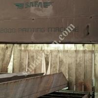 SAFA SP2000 PAİNTİNG OTOMATİK BOYA MAKİNASI TABLA 2250MM, Makina