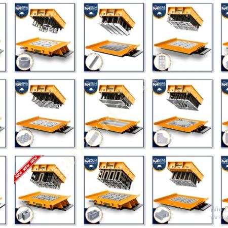 BRİKET – BETON PARKE MAKİNESİ (OTOMATİK), Makina