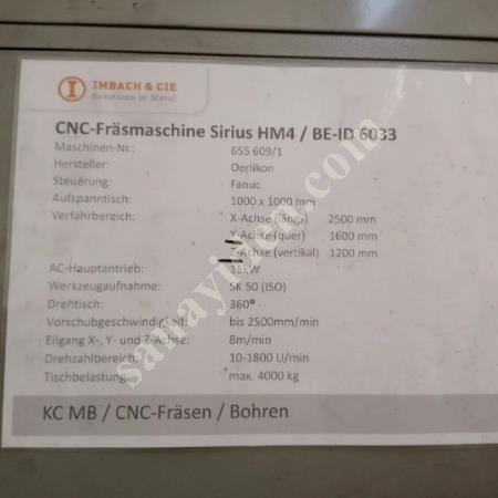 CNC BORWERG  TÜRKİYE'DEN HEMEN TESLİMDİR  0536 709 41 57, Makina