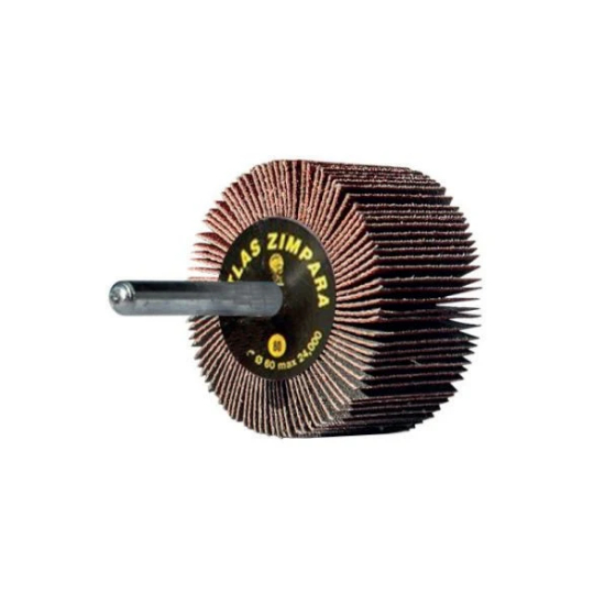 Flex Schleif-Mop P80 - 100x50 Mm Schleifrad Zum Entrosten Und Entlacken