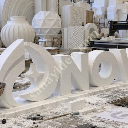 EPS 3D LOGO TASARIMI, ÖZEL ÖLÇÜ CNC KESİM VE PROFESYONEL ÜÇ BOYUTLU KURUMSAL REKLAM ÜRETİMİ, Yapı İnşaat