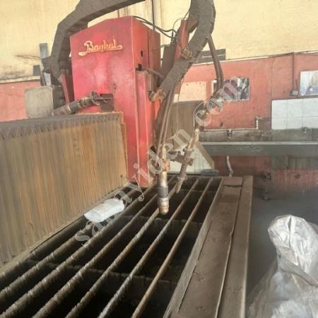 BAYKAL MARKA 3X14 METRE 260 AMPER CNC PLAZMA TEZGAHI 2014, Makina