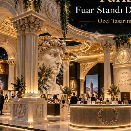 TRADE FAIR STAND DECORATION AND BESPOKE 3D PRODUCTION IN TURKEY, Yapı İnşaat