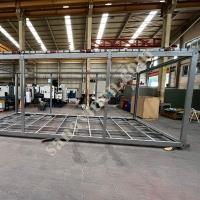 DEMONTE KONTEYNER ŞASESİ 3X7 M – TAM SET GALVANİZ ÇELİK – CİVATALI SİSTEM,