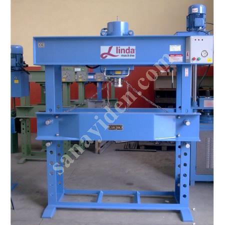 100 TON ARM MOTORIZED MOBILE HEAD HYDRAULIC WORKSHOP PRESS, Workshop Type Press