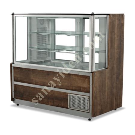 MERKÜR MEAT AND MERZE SHOWCASES (FLAT GLASS) STATIC COOLING, Industrial Kitchen