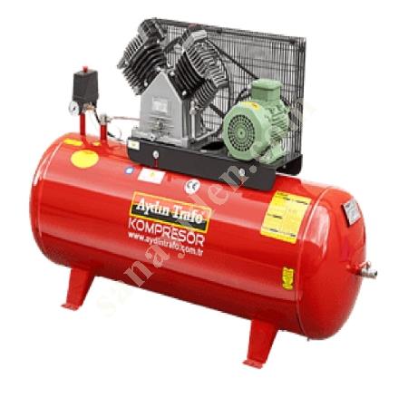 PISTON COMPRESSOR AYDIN ​​TRAFO 200 LT (8 BAR THREE PHASE), Reciprocating Compressor