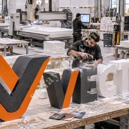 CUSTOM 3D FOAM LOGO FABRICATION, GIANT CORPORATE EMBLEM PRODUCTION, Yapı İnşaat