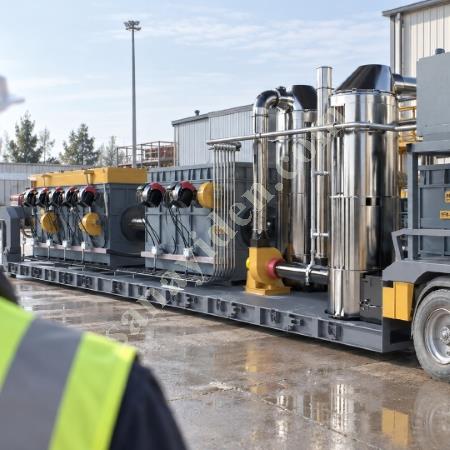 MT MAKİNA YFM-400R DEVASA KAPASİTELİ TREYLER YAKMA FIRINI (400 KG), Geri Dönüşüm Makineleri